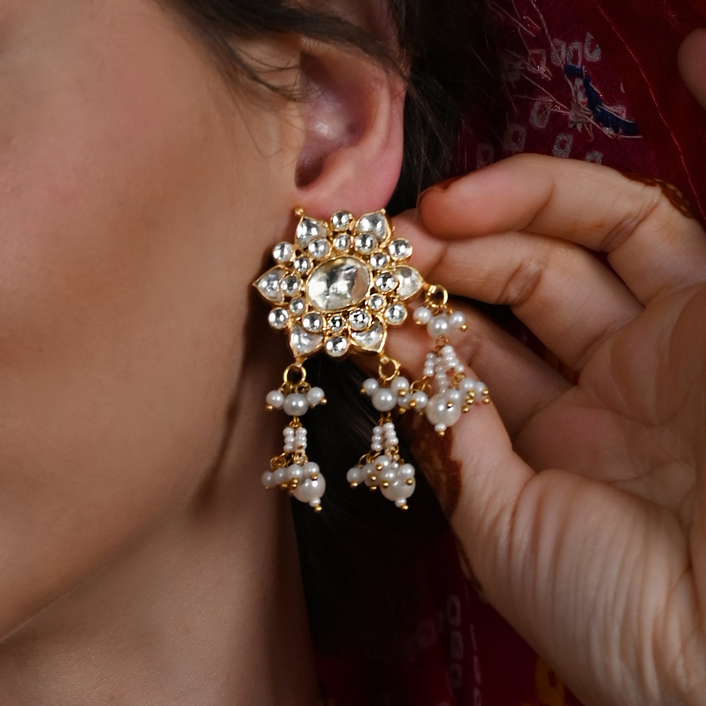 Krusha Neckalce With Earrings, Tika