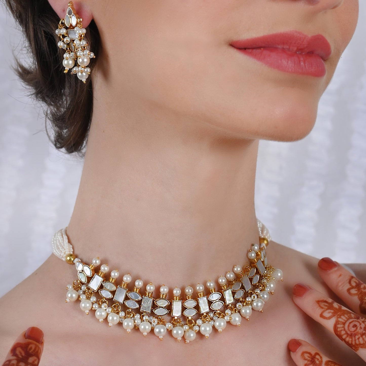 Sadhika Choker Set with Earrings