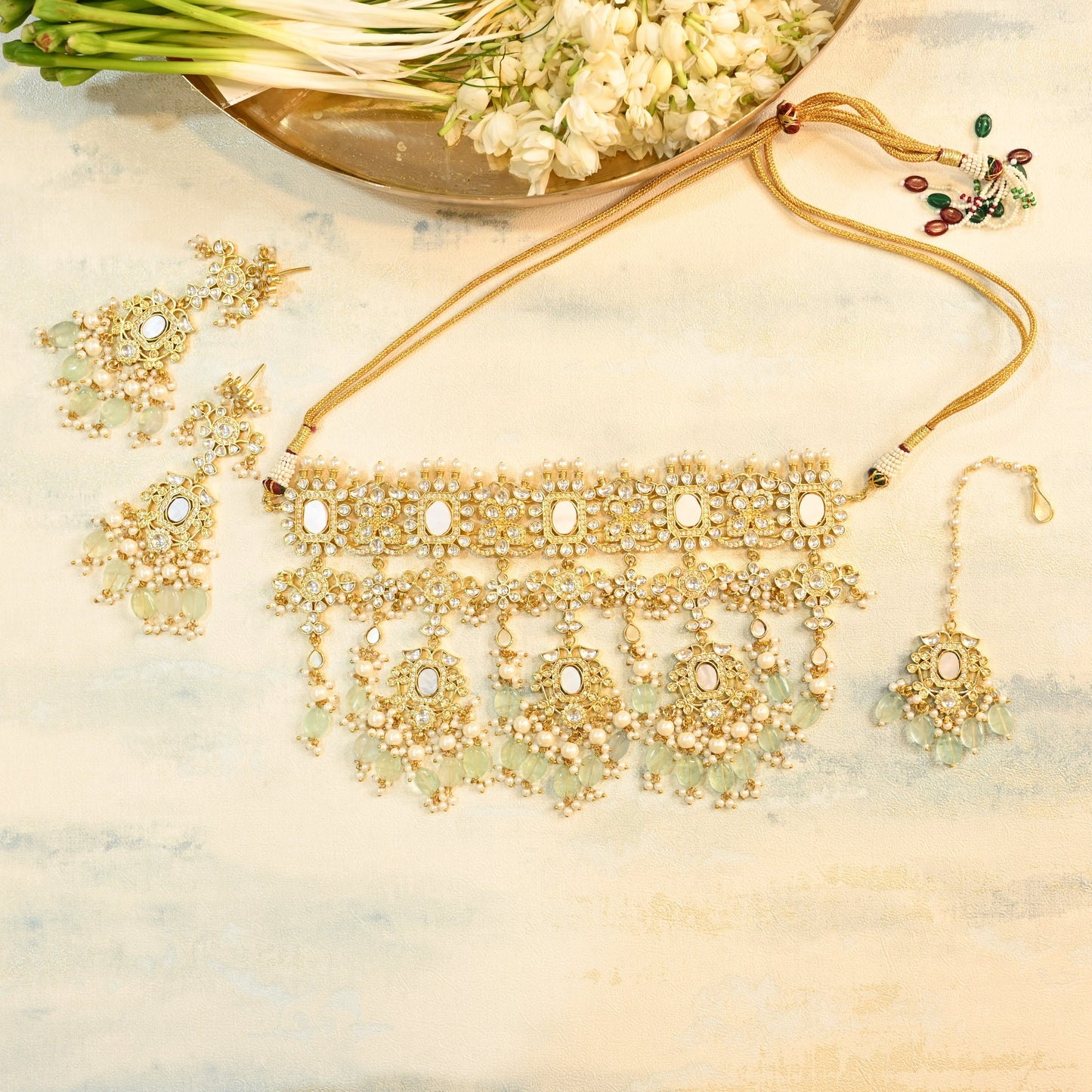 Sarita Choker with Earrings and Tika