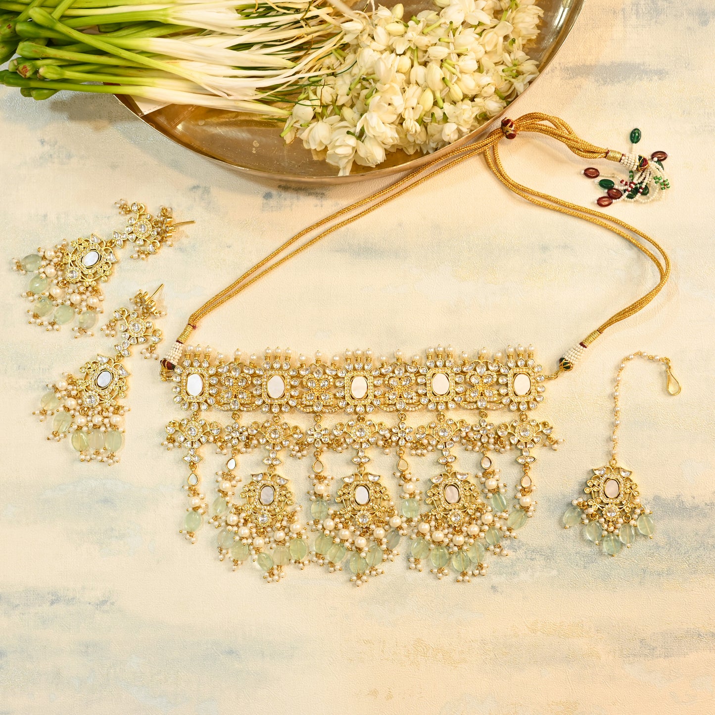 Sarita Choker with Earrings and Tika