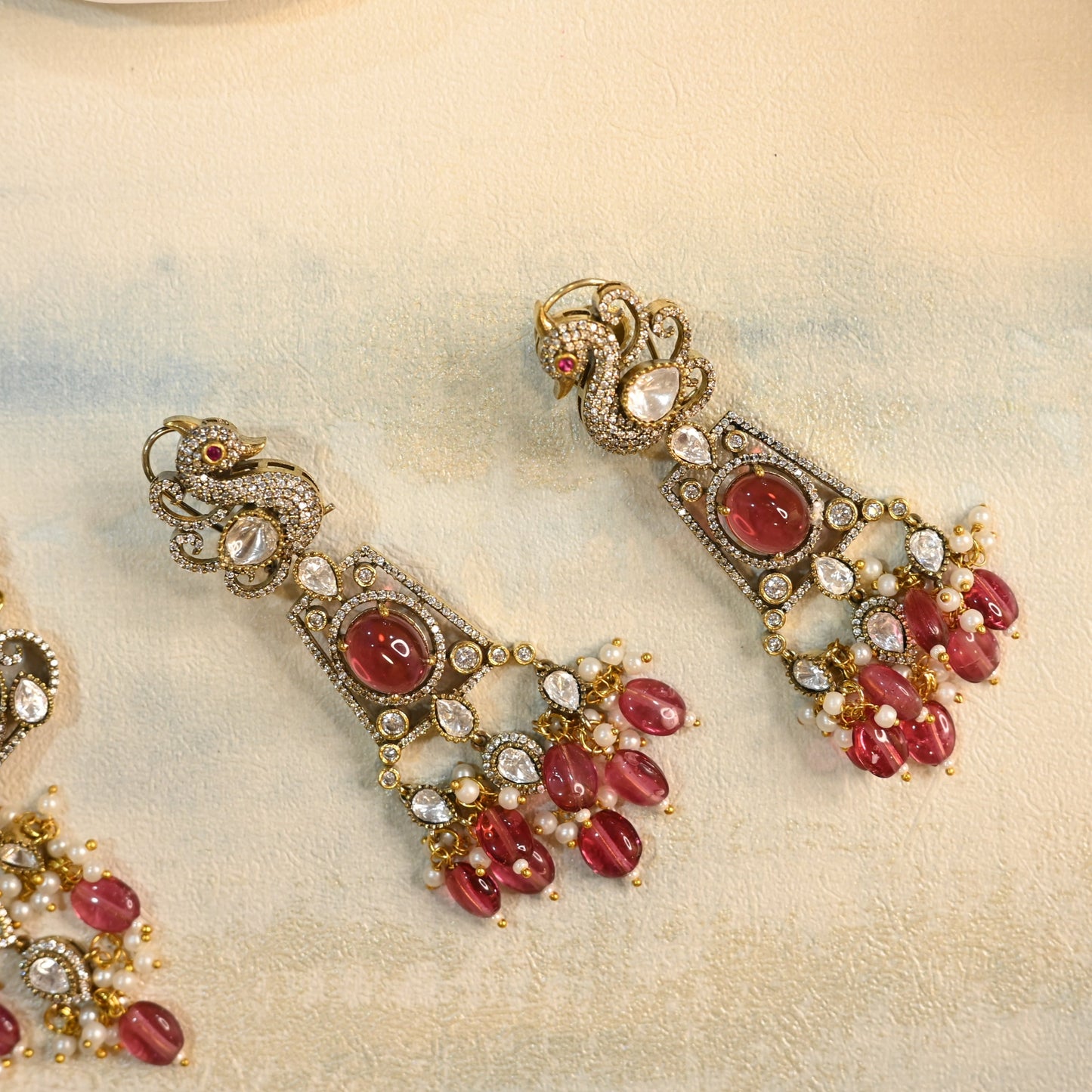 Monita Moissanite Choker with Earrings