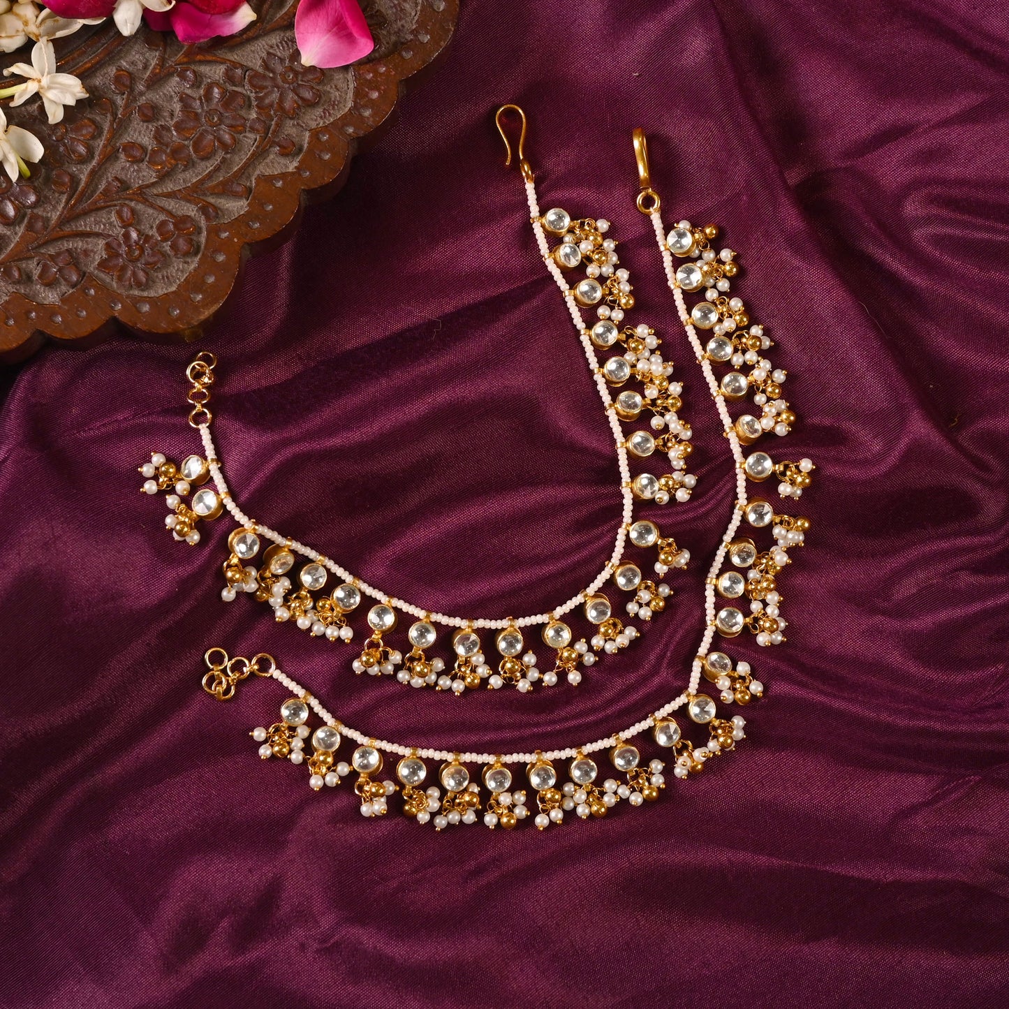 Usha Kundan Anklet (Payal)