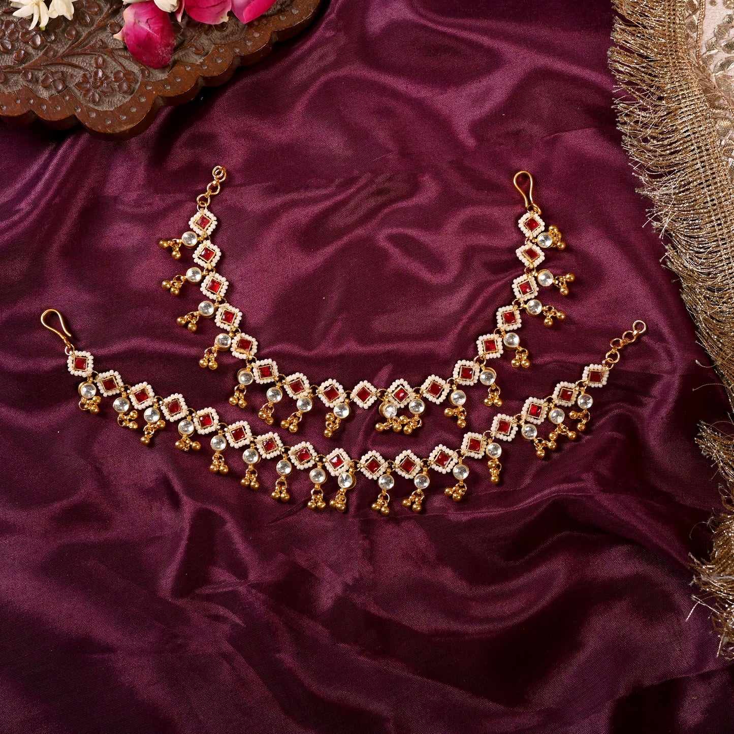 Aarohi Kundan Anklet (Payal)
