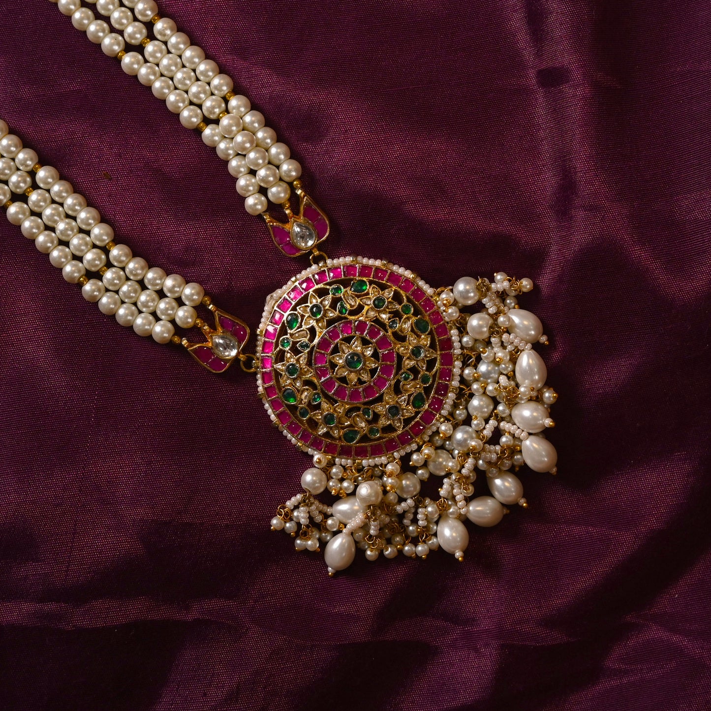 Kamilla Long Necklace with Earrings