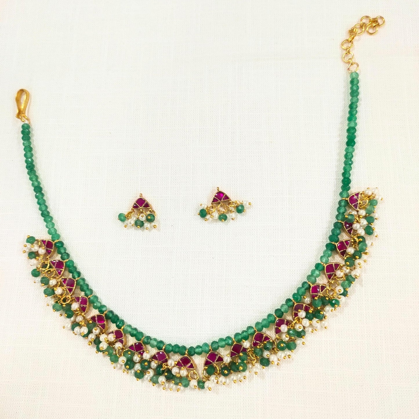 Dinara Necklace with Earrings