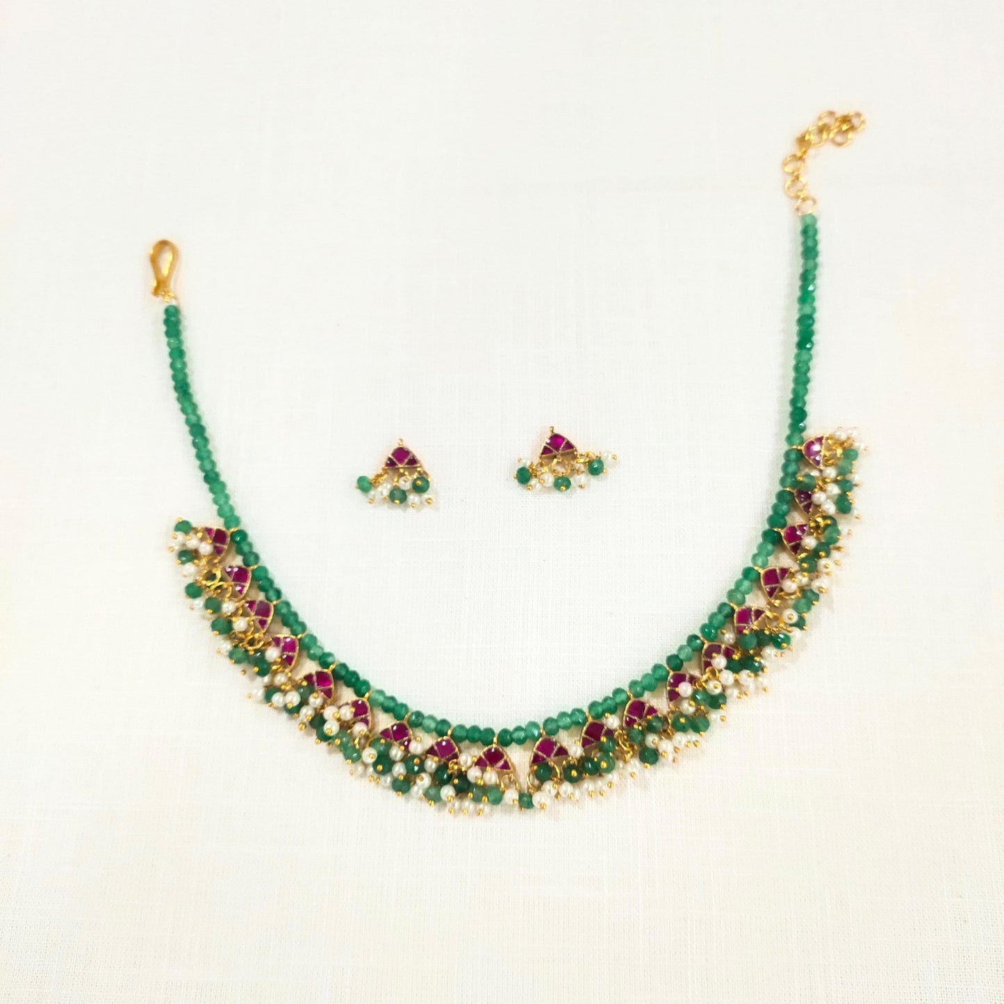 Dinara Necklace with Earrings