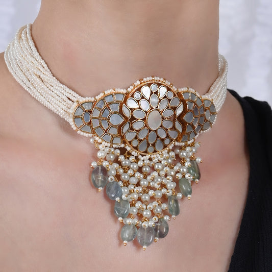 Aarif Choker With Earring