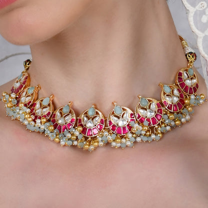 Magda Necklace with Earrings