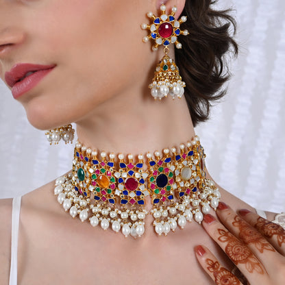 Anamika Choker With Earrings