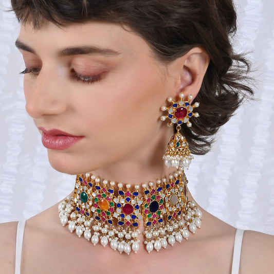 Anamika Choker With Earrings