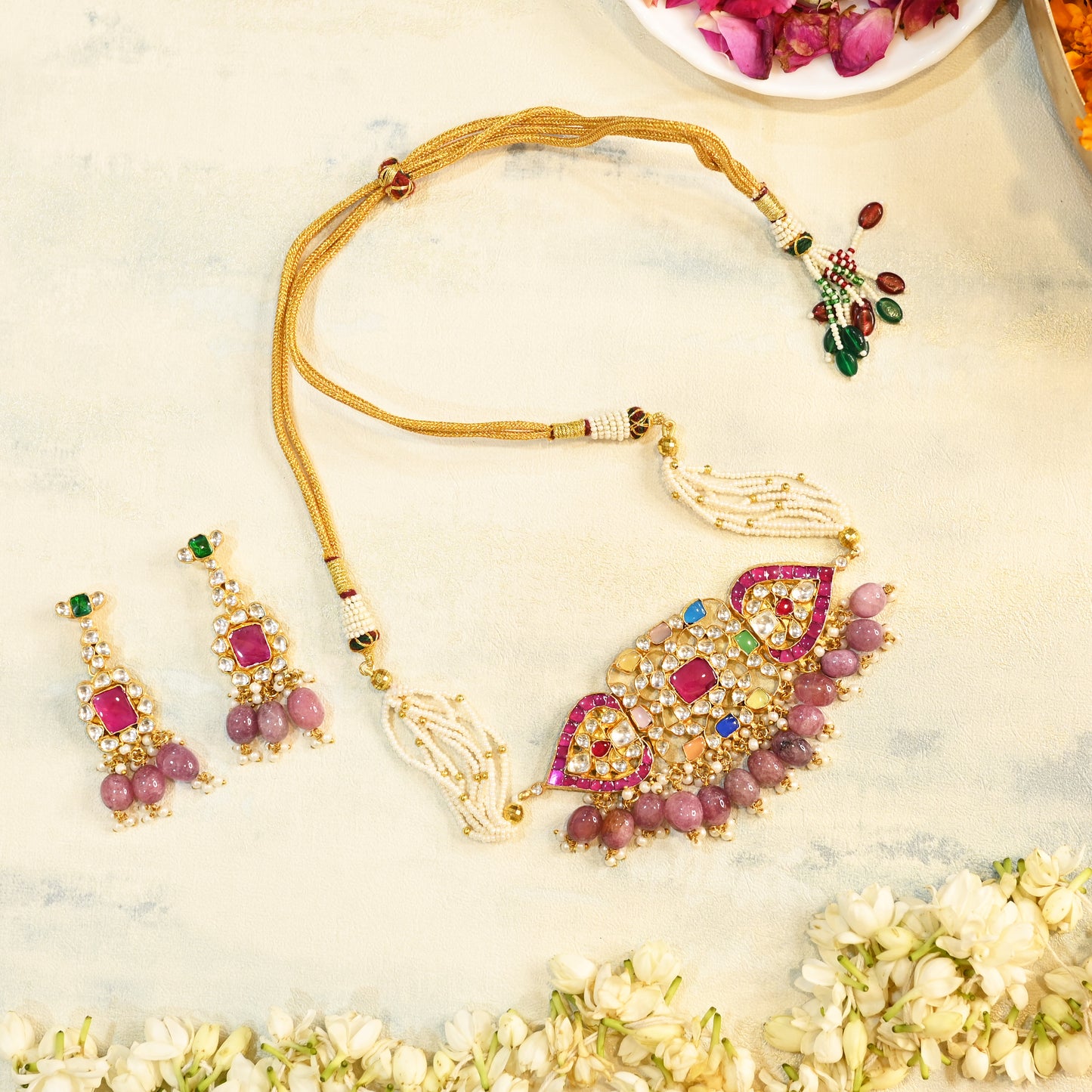 Aradhya Choker with Earrings