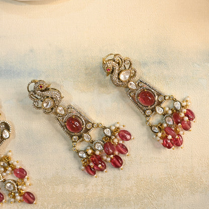 Monita Moissanite Choker with Earrings
