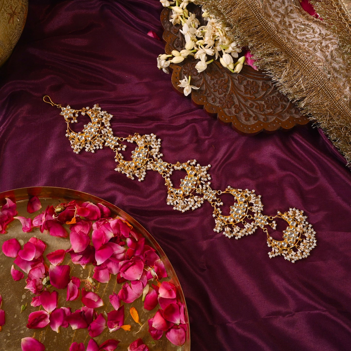 Laxmi Kundan Braid