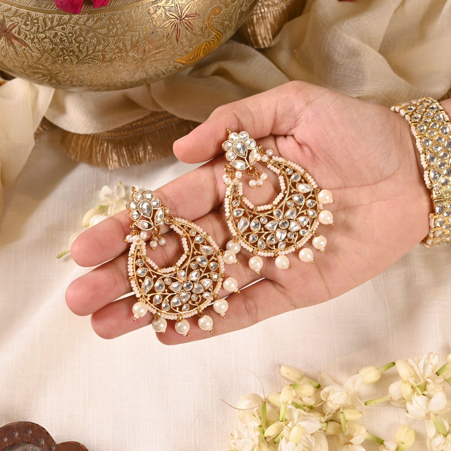 Sama Chandbali Earrings